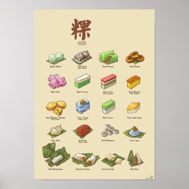 Poster Kueh | 粿 I (A3) (Frente)