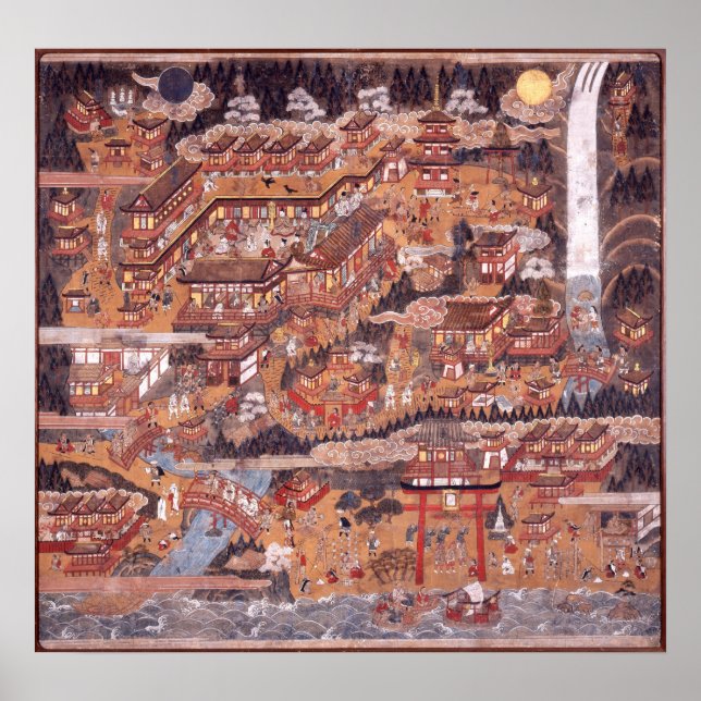 Poster Kumano Nachi Mandala (Frente)