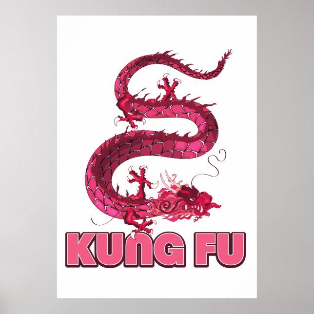Poster kung fu (Frente)