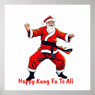 Poster Kung Fu Fighting Papais noeis