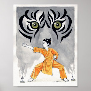 Póster Kung Fu Tiger