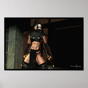 Poster Kunoichi - Female Ninja