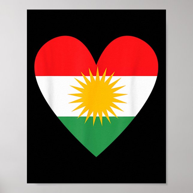 Poster Kurdista Deu Curdo Seu Biji Newroz Curdo Rojava (Frente)