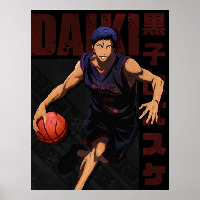 Poster Kuroko no basket Aomine Daiki (Frente)