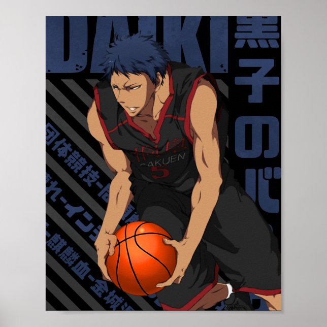Poster Kuroko no Basket - Daiki Aomine  (Frente)