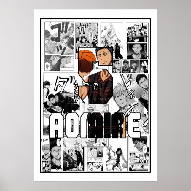 Poster Kuroko No Basket Daiki Aomine 5 (Frente)