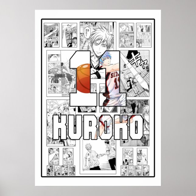 Poster Kuroko No Basket  Tetsuya Kuroko 11  (Frente)