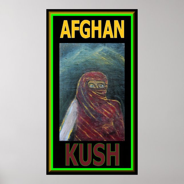 PÓSTER KUSH AFGÃ (Frente)