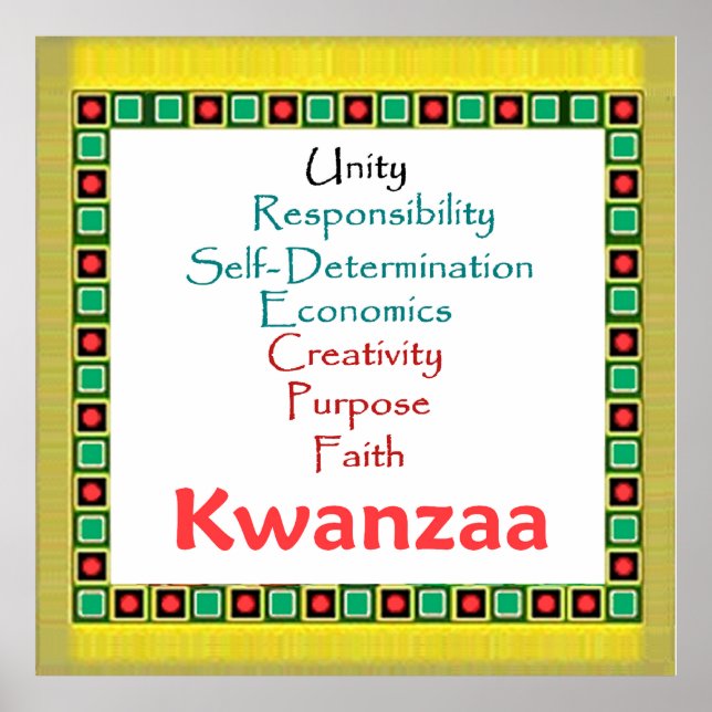 PÓSTER KWANZAA (Frente)