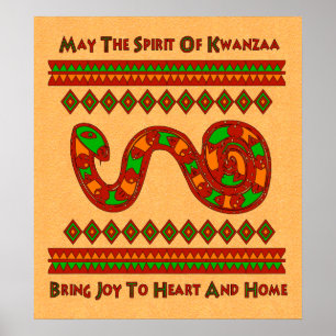 Póster Kwanzaa Cobra
