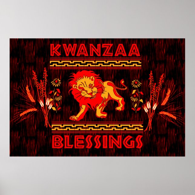 Póster Kwanzaa Dancers (Frente)