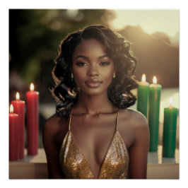 PÓSTER KWANZAA - HAPPY KWANZAA - 