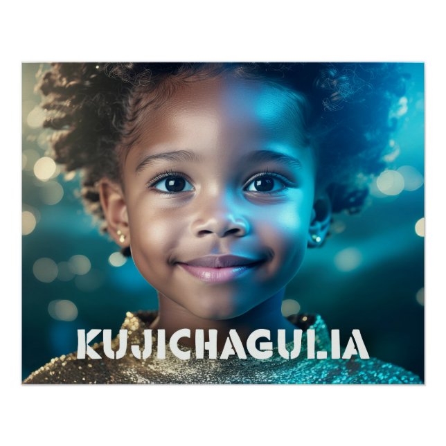 PÓSTER KWANZAA - KUJICHAGULIA -  (Frente)