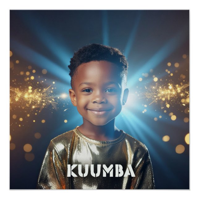 PÓSTER KWANZAA - KUUMBA -  (Frente)