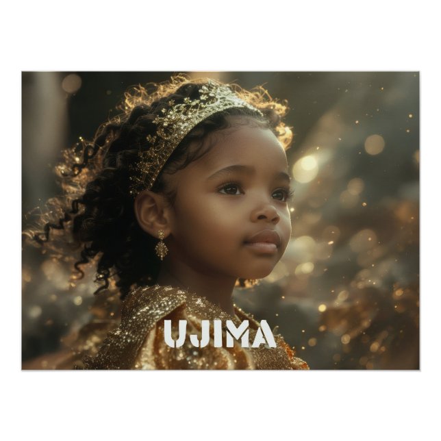 PÓSTER KWANZAA - UJIMA - (Frente)