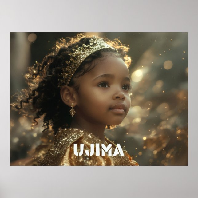 POSTER KWANZAA - UJIMA - (Frente)