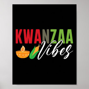Poster Kwanzaa Vibes Festival Africano de Colheita Americ