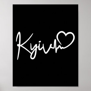 Poster Kyiv Pulsação Cidade De Kiev Ucrânia
