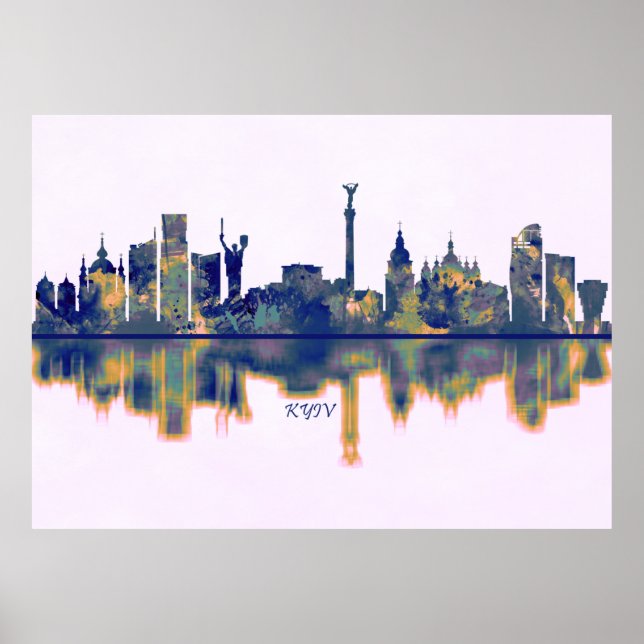Poster Kyiv Skyline (Frente)