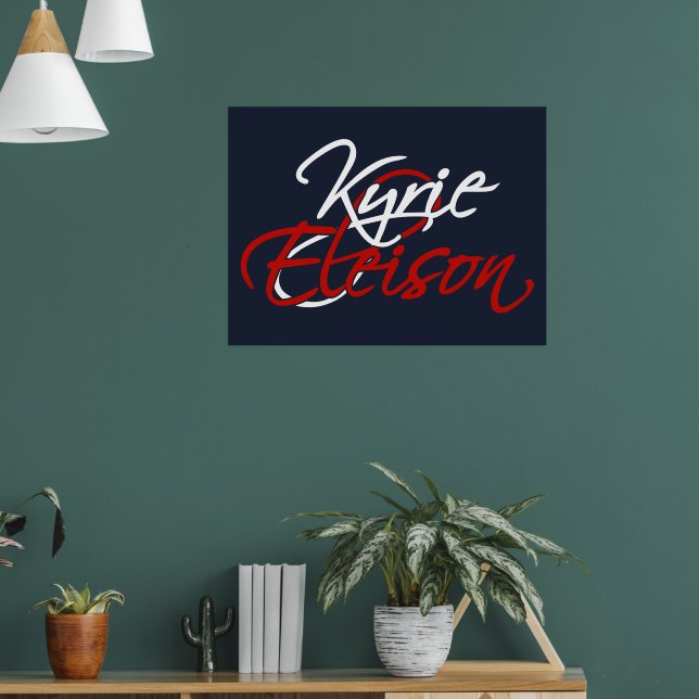 Poster Kyrie Eleison (Sala de Estar 1)