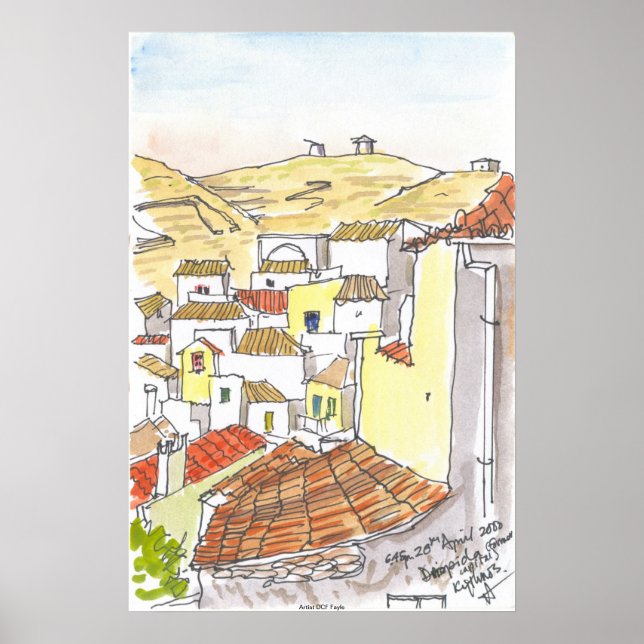 Poster Kythnos Grécia (Frente)