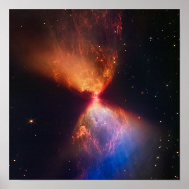 Poster L1527 e Protostar James Webb Telescope (Frente)