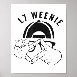 Poster L7 Weenie Jovens Engraçadas Meninos Baseball _1
