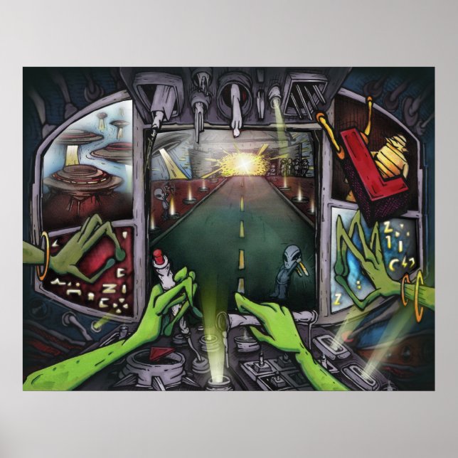 Poster L é para o local de aterrissagem (Frente)