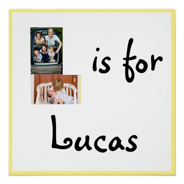 Póster L é para o nome (Frente)