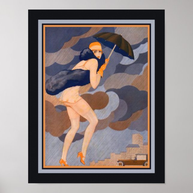 Poster "L' Etourdie" Art Deco 1927 (Frente)