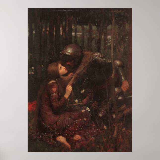 Póster La Belle Dame Sans Merci Canvas (Frente)