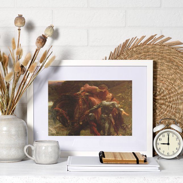 Poster La Belle Dame sans Merci por Sir Frank Dicksee (Criador carregado)