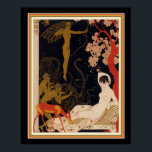 Póster "La Belle Helene" 1922 Art Deco 16 x 20<br><div class="desc">George Barbier,  La Belle Helene,  1922</div>