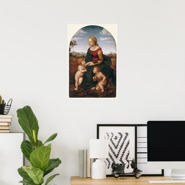 Poster La Belle Jardinière por Rapahel (Escritório em casa)