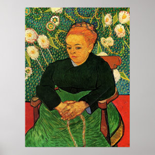 Póster La Berceuse (Augustine Roulin) por Vincent van Gog