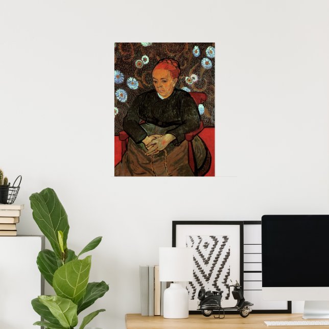 Poster La Berceuse (Augustine Roulin) por Vincent van Gog (Escritório em casa)
