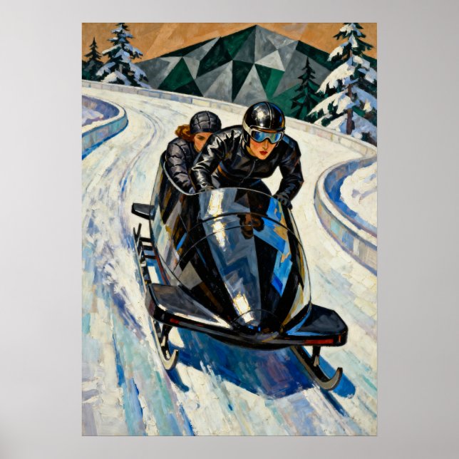 Poster LA BOBEUSE (O Bobsleder) V2 (Frente)