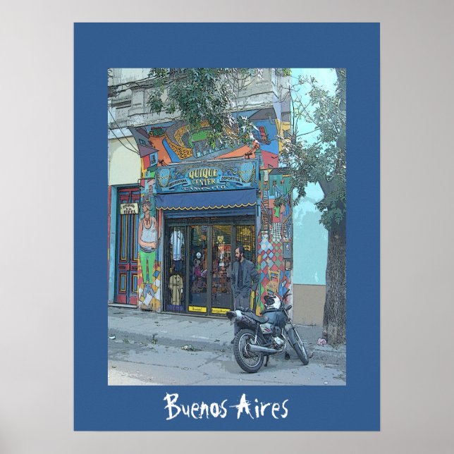 Póster La Boca - Buenos Aires (Frente)