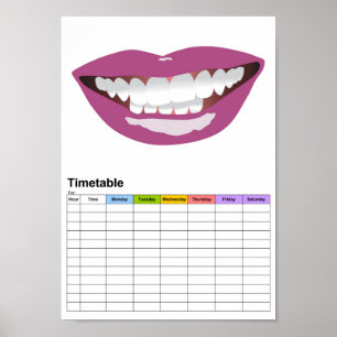 Poster La Bouche / A Boca / Calendário
