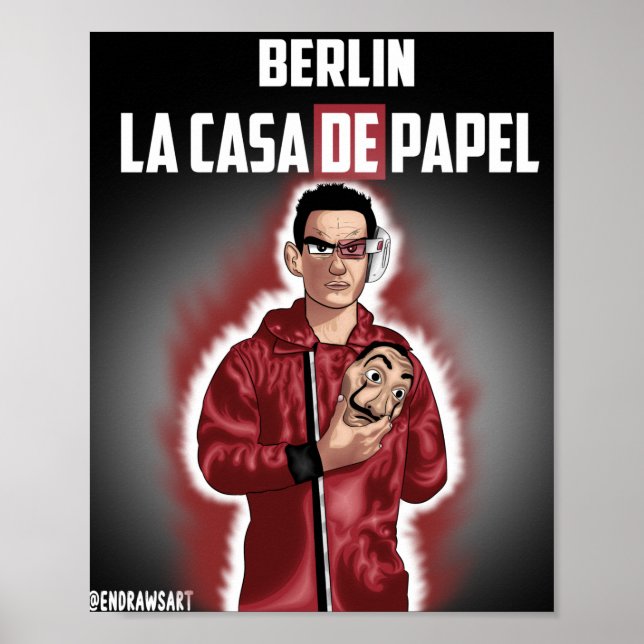 POSTER LA CASA DE PAPEL - HISTA MONETÁRIO - COVERARTE DE  (Frente)