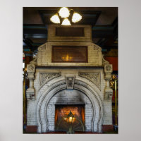 La chimenea del Crescent Hotel