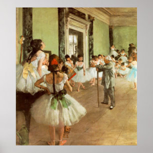 Poster La Classe de Danse por Edgar Degas