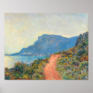 Poster La Corniche, perto do Mônaco (1884), por Claude M
