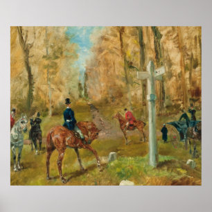 Poster La croisee des chemins, 1883 (óleo na canvas)