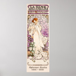 Poster La Dame aux Camélias - Mucha | Art Nouveau