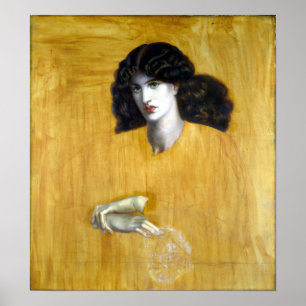 Poster La Donna Della Finestra de Dante Gabriel Rossetti