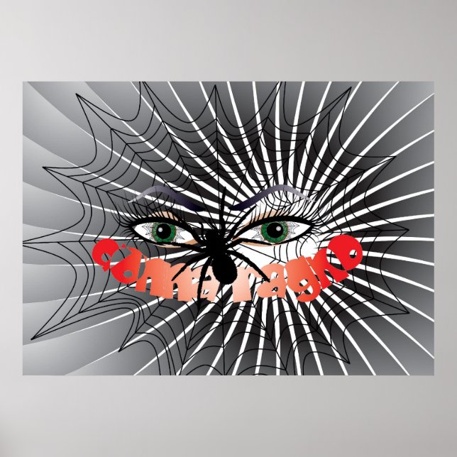 Póster La donna ragno/posteres (Frente)