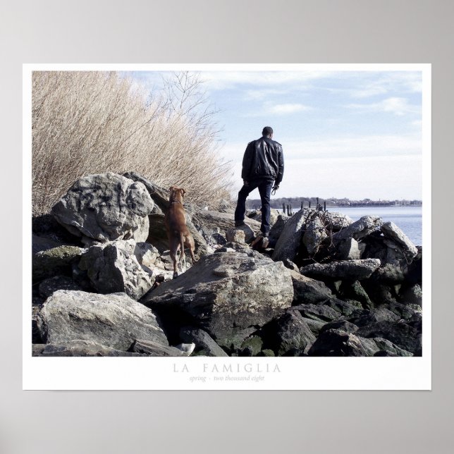 Póster la famiglia (Frente)