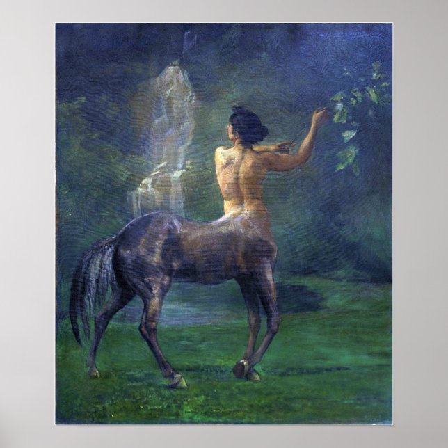 Poster La Farge - Centauro Feminino Completo (Frente)