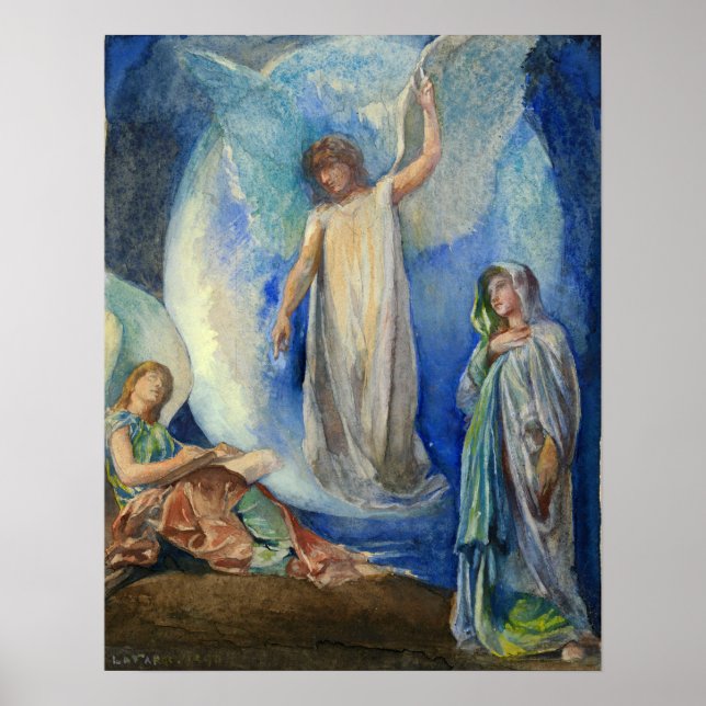 Poster La Farge - O Anjo Registrador (Frente)